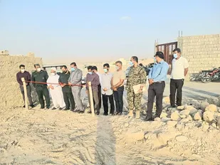 آبرسانی به ۵۰ منزل مسکونی در فتویه بستک