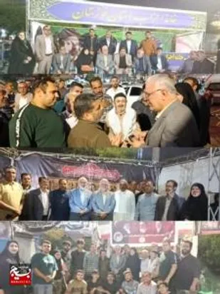بازدید معاون سیاسی اجتماعی استانداری از مواکب سطح شهر اهواز