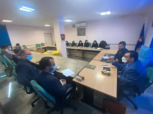 نشست مسئولین مرکز فضای مجازی سپاه شاهرود+ تصاویر