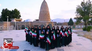 طنین &laquo;مرگ بر آمریکا&raquo; در بروجرد با اجرای سرود حماسی دختران غدیر+فیلم