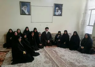 دیدار بسیجیان با امام جمعه نسیم شهر در هفته عقیدتی سیاسی