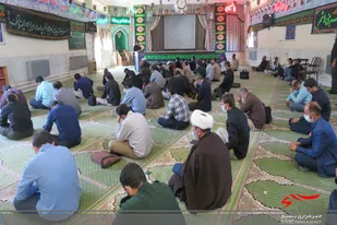 عزاداری سالروز شهادت امام سجاد(ع) در تیپ انصارالحسین(ع) همدان