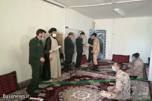 مراسم روز سرباز در سپاه قهاوند
