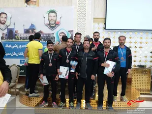 لشکر۳ در مسابقات لیگ پنجگانه نظامی کل سپاه مقام سوم را کسب کرد