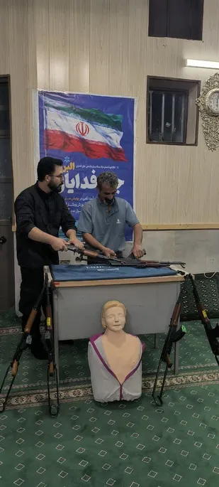 برگزاری دوره آموزش سلاح، کمک&zwnj;های اولیه و خودامدادی ویژه گردان&zwnj;های جانفدا، در شهرستان طالقان