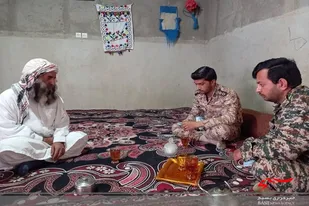 دیدار باامام جمعه موقت روستای بیلری_بخش پشتکوه خاش