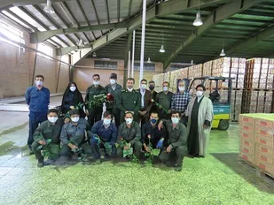 تجلیل از رزمندگان جبهه تولید در شهرستان بروجن