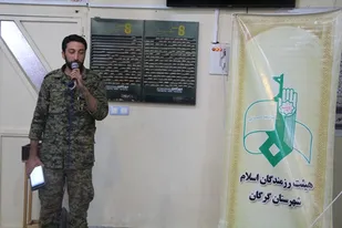 مراسم هیئت رزمندگان اسلام شهرستان گرگان دراردوگاه شهدای گلستان