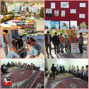 برگزاری مراسم غبارروبی مزار مطهر شهدای هندیجان