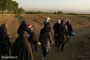 پیاده&zwnj;روی بسیجیان بهاری به مناسبت هفته مبارزه با مواد مخدر