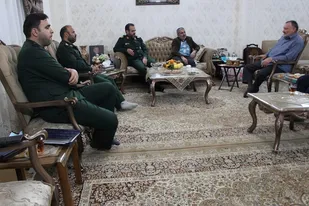 دیدار فرمانده سپاه استان با جانباز سرافراز "احمد دهرویه"