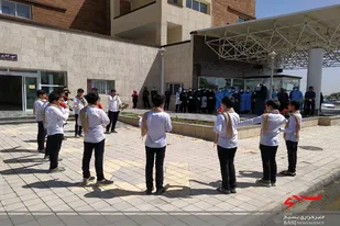 تجلیل مدافعان امنیت از مدافعان سلامت در شهرستان بهار