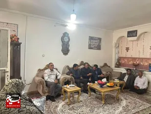 دیدار با خانواده شهید عباس کوهستانی در چناران