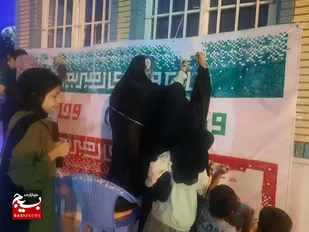 دیوارنگاره &laquo;وحدت&raquo; با حضور هنرمندان بسیجی در چهار شهرستان استان اجرا شد