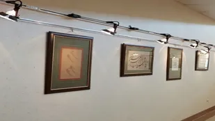 درخشش هنرمند مراغه&zwnj;ای در هفتمین دوسالانه خوشنویسی ایران