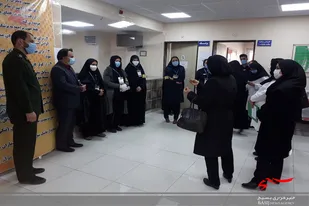 نظارت مشترک مرکز بهداشت و سپاه ناحیه همدان از طرح شهید سلیمانی