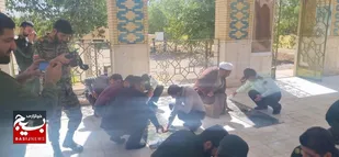 غبارروبی گلزار شهدای محله سینی خانمیرزا