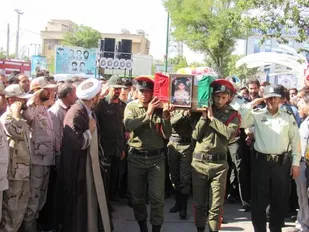 تشییع پیکر مطهر شهید &laquo;علی&zwnj;نقی&raquo; در کبودراهنگ برگزار شد