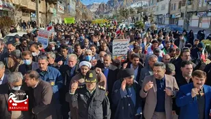 حضور باشکوه و حماسی مردم دالاهو در راهپیمایی ۲۲بهمن