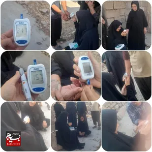 تست قند خون رایگان به مناسبت ایام اربعین
