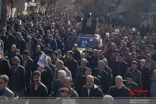 راهپیمایی مردم تویسرکان در اعتراض به اقدام تروریستی آمریکا