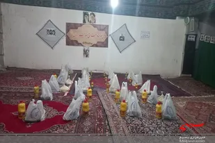۲۲ بسته معیشتی در روستا عبدالله آباد در سرخه توزیع شد