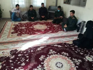 دیداراز خانواده شهدا/تجلیل ازورزشکاران نمونه بسیجی