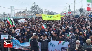 روایت دوربین بسیج از جشن وحدت شیعه و سنی تربت&zwnj;جام در ۴۶ سالگی انقلاب