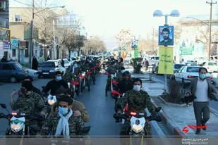 برگزاری رژه موتوری به مناسبت دهه فجر در دلفان