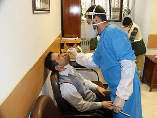 با اجرای طرح شهید سلیمانی، از کلیه کارکنان شرکت نفت منطقه شاهرود تست کرونا انجام شد