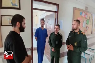 بازدید معاون سازندگی سپاه ناحیه رزن از گروه جهادی شهید آشتیانی در دمق