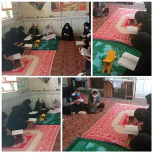 برگزاری محفل انس با قرآن در منطقه عشایری میهه