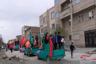 برپایی کاروان شادی به مناسبت میلاد حضرت مهدی(عج) در مریانج