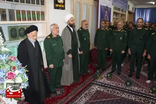 دیدار فرمانده و کارکنان سپاه انصارالرضا علیه السلام استان با نماینده ولی فقیه در خراسان جنوبی