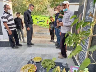 بزرگداشت شهید حسن شاهینی در روستای دزیان بیارجمند برگزار شد