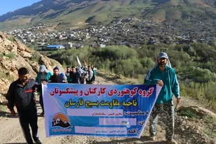 کوهپیمایی نیروهای سپاه ناحیه فارسان