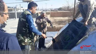 برگزاری اردوی جهادی بسیجیان شاهرود در روستای اردیان+ تصاویر