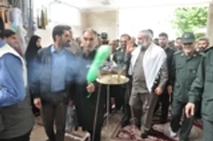 بازدید سردار نقدی از نمایشگاه محصولات اقتصاد مقاومتی