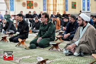 مراسم جزءخوانی قرآن کریم در سپاه انصارالحسین(ع)همدان