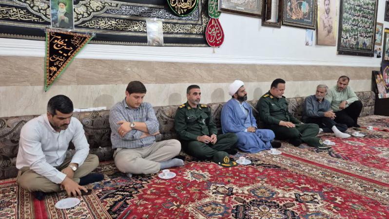دیدار با خانواده شهید مدافع حرم شهید محمد احمدی جوان