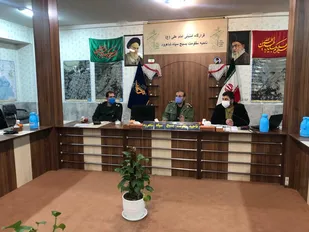 برگزاری جلسه مسئولین فضای مجازی سپاه شاهرود
