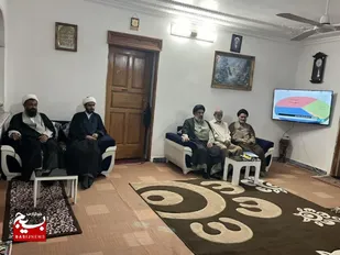 دیدار و سرکشی از خانواده شهید وردیانی
