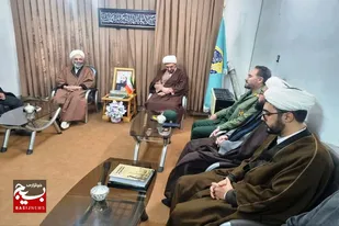 دیدار مسئول دفتر نمایندگی ولی فقیه در سپاه استان همدان با امام جمعه نهاوند