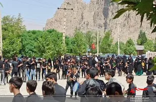 عزاداری روز عاشورا در شهر مال خلیفه