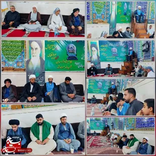 آئین سالگرد ارتحال امام خمینی(ره)دربخش شعیبیه شوشتر برگزارشد.