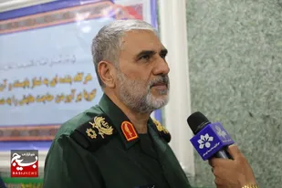دعوت سردار حسن شاهوار پور فرمانده سپاه حضرت ولی عصر (عج) خوزستان برای حضور در راهپیمایی روز قدس
