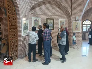 نمایشگاه نگارگری با موضوع شاه طهماسب در اردبیل دایر شد