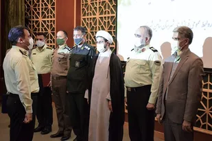 مراسم تودیع و معارفه فرمانده انتظامی شهرستان شاهین شهر و میمه