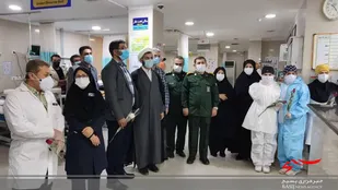دیدار با کادر درمان بیمارستان های شهرستان بهبهان