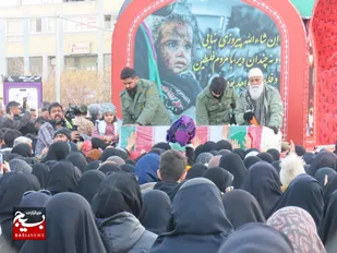 استقبال کاروان اهالی بهشت در  شهر بهارستان برگزار شد.
